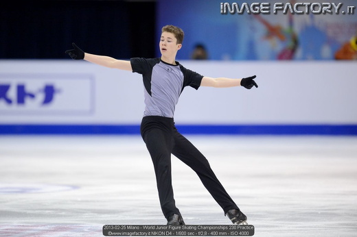2013-02-25 Milano - World Junior Figure Skating Championships 230 Practice